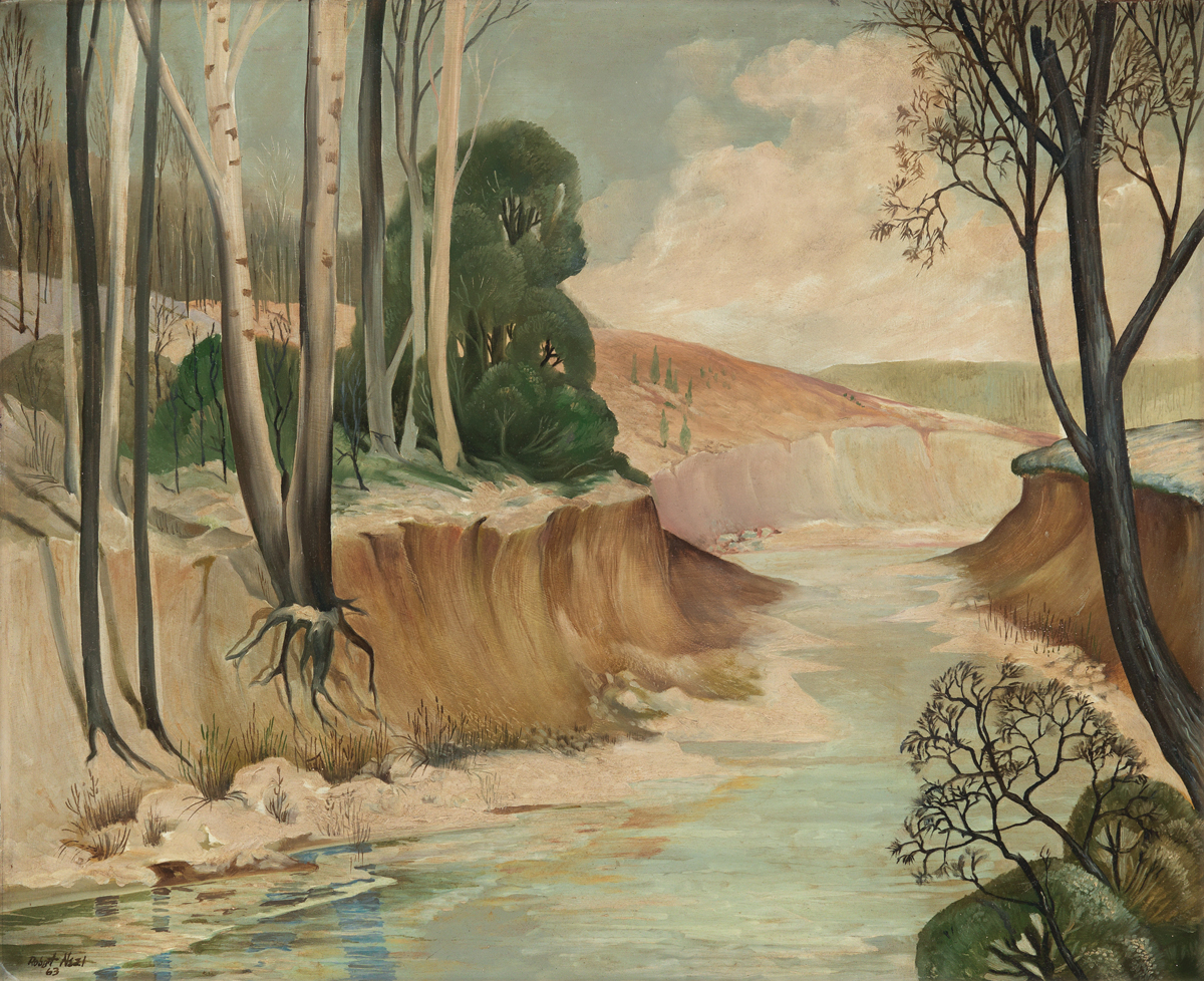 ROBERT NEAL (1916 - 1987) Untitled (Winter Landscape).